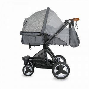 Carucior transformabil 3in1 Coccolle Ambra Urban Grey
