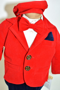 Costum botez Bogdan, 6 piese