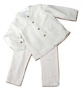 Costum de baiat cu guler tunica