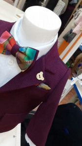 Costum din velur pentru botez în 6 piese de iarnă