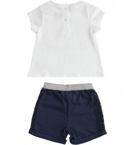 Costum fete Ido din 2 piese: tricou si pantaloni scurti