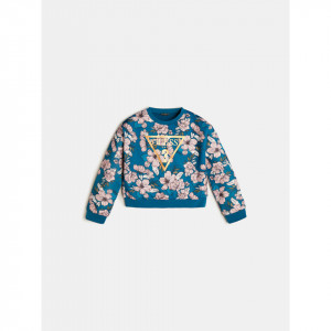 Hanorac turcoaz cu flori, Guess