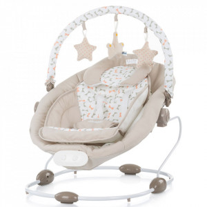Leagan electric si balansoar Chipolino Paradise beige ribbon