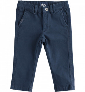 Pantalon elegant IDO de baiat bleumarin