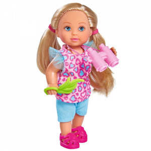 Papusa Simba Evi Love 12 cm Baby Safari cu figurine si accesorii