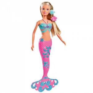 Papușa Simba Steffi Love Mermicorn 29 cm cu figurina și accesorii