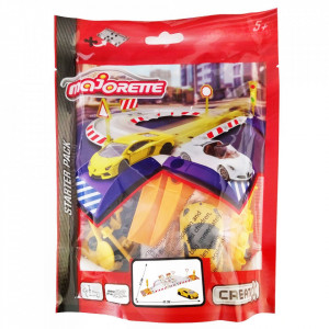 Pista de masini Majorette Creatix Starter Pack cu 1 masinuta Lamborghini
