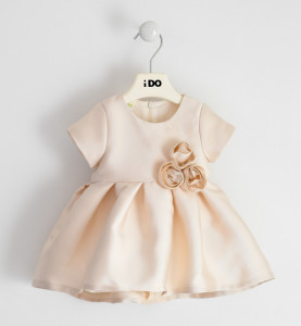Rochie bej de ocazie pentru bebe fetiță, IDO