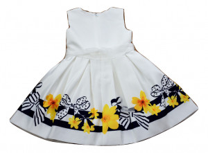 Rochie, Sarabanda, ivoire cu imprimeu floral