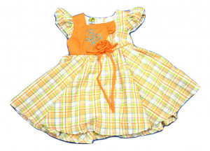 Rochita in carouri multicolora