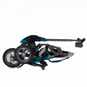 Tricicleta multifunctionala 4in1 cu sezut reversibil Coccolle Velo Air Verde