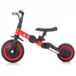Tricicleta si bicicleta Chipolino Smarty 2 in 1 red