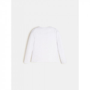 Tricou cu maneca luga GUESS cu nod de fata