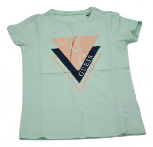 Tricou Guess cu logo, verde