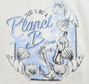 Tricou Guess cu scoici si paiete
