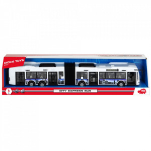 Autobuz Dickie Toys City Express Bus alb
