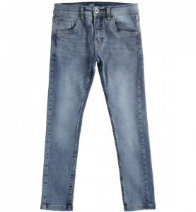 Blue jeans din bmbac pentru băieți, albastru deschis, IDO