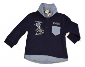 Bluza polo cu maneca lunga pentri baietei IDO