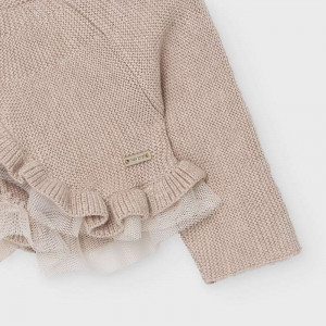 Bolero pentru bebe fetita auriu