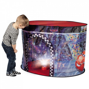 Cort de joaca John Cars cu lampa 110x87x75 cm