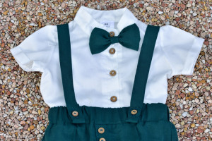 Costum verde smarald in 4 piese