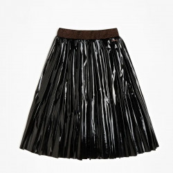 Fusta din piele ecologica de fete si adolescente neagra Guess