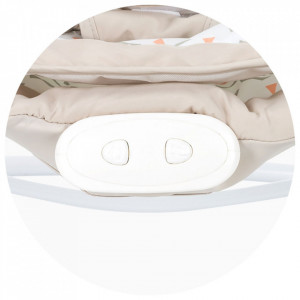 Leagan electric si balansoar Chipolino Paradise beige ribbon