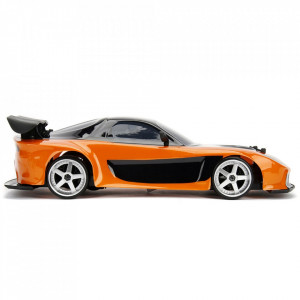 Masina Jada Toys Fast and Furious Mazda RX-7 Drift cu anvelope si telecomanda