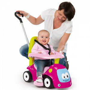Masinuta de impins Smoby Maestro pink green