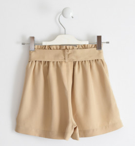 Pantalon scurt din masasica bej IDO