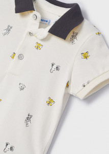 Polo imprimeu maneca scurta ECOFRIENDS bebe baiat Mayoral de la 1 la 3 ani