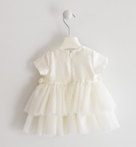 Rochie botez , Ido , ivoire , tiul