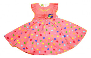 Rochie cu inimioare multicolore