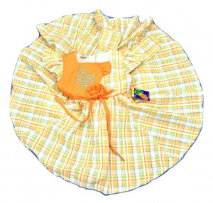 Rochita in carouri multicolora
