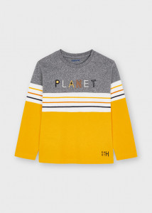 Tricou cu mânecă lungă combinată pentru băiat, Mayoral