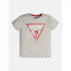 Tricou Guess logo gri