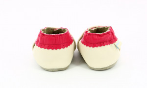 Botosi din piele bebe, Robeez, floare