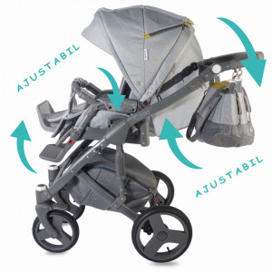 Carucior modular 3in1 Coccolle Cassia Galben