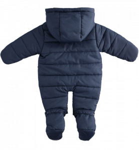 Combinezon exterior pentru bebe baiat nou nascut IDO bleumaren