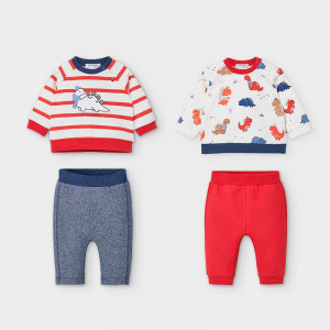 Costum bebe baiat din bumbac Mayoral