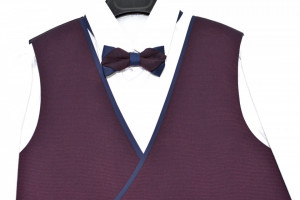 Costum elegant cu vestă pentru copii