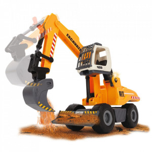 Excavator Dickie Toys DT 433 cu accesorii