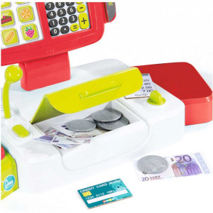 Jucarie Smoby Casa de marcat Mini Shop rosu cu accesorii