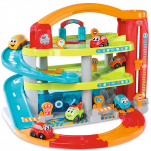 Jucarie Smoby Garajul mare Vroom Planet cu 1 masinuta