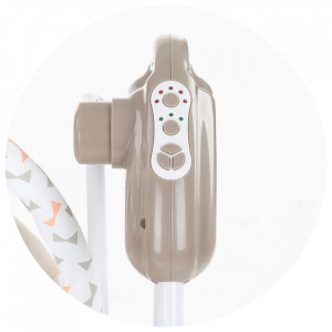 Leagan electric si balansoar Chipolino Paradise beige ribbon