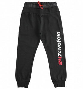 Pantalon de trening IDO de bumbac pentru baieti