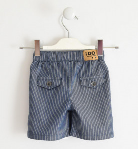 Pantaloni de blug cu dungi albe de baieti ido