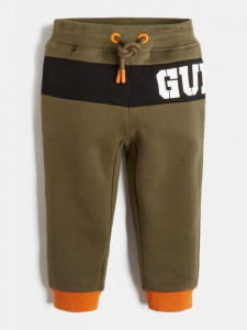 Pantaloni lungi cu manșete pentru baieti, 3-7 ani, Guess