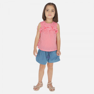 Pantaloni scurti denim fetita