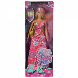 Papusa Simba Steffi Love Flower Party 29 cm roz